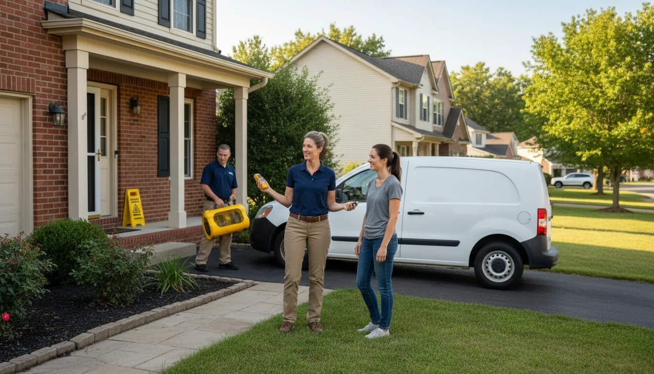 Water restoration image for Fire And Smoke Damage Restoration in Blandford, MA